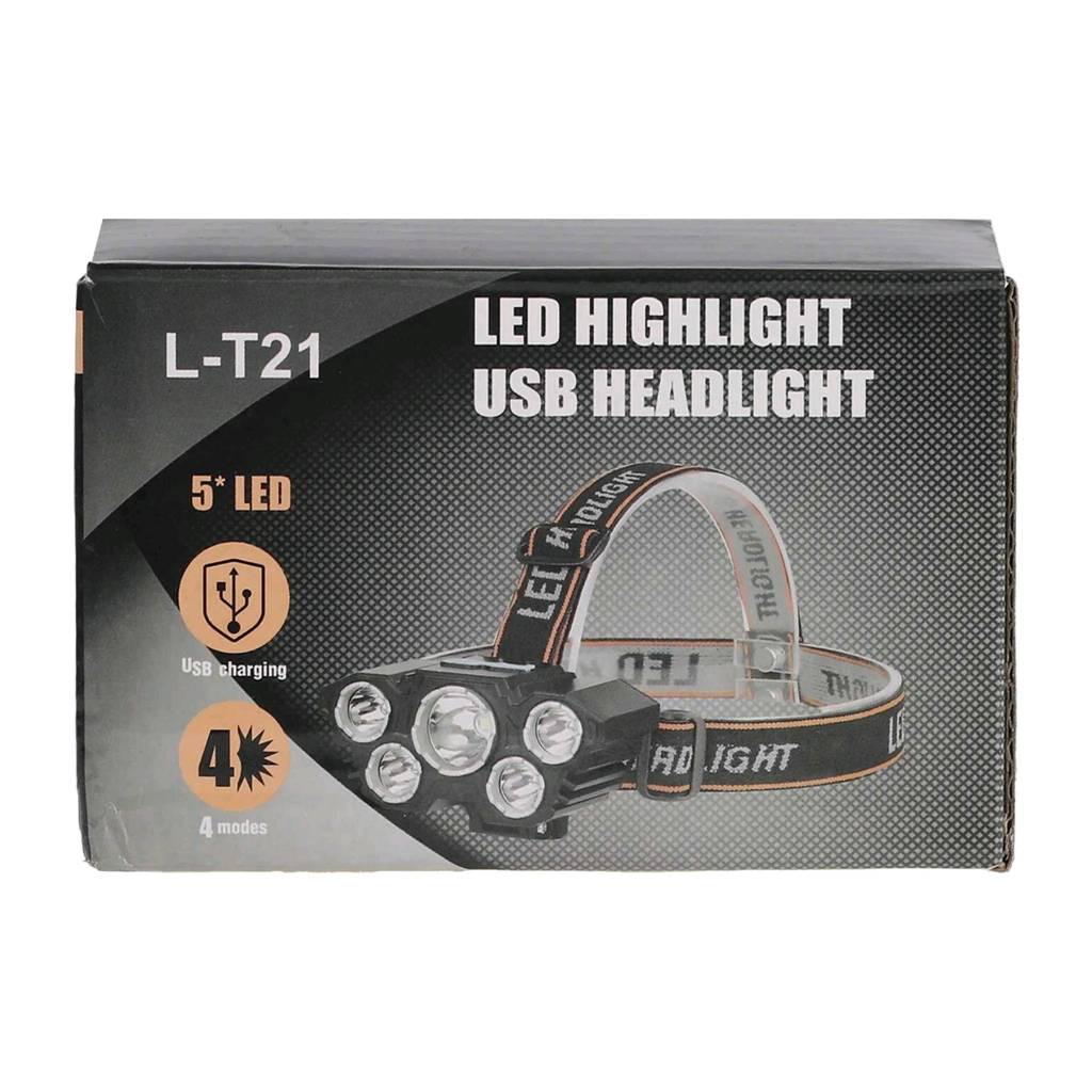 L-T21 LED Highlight USB Headlight - Lighting Product Designed For Illumination And Daily Lighting Routine
