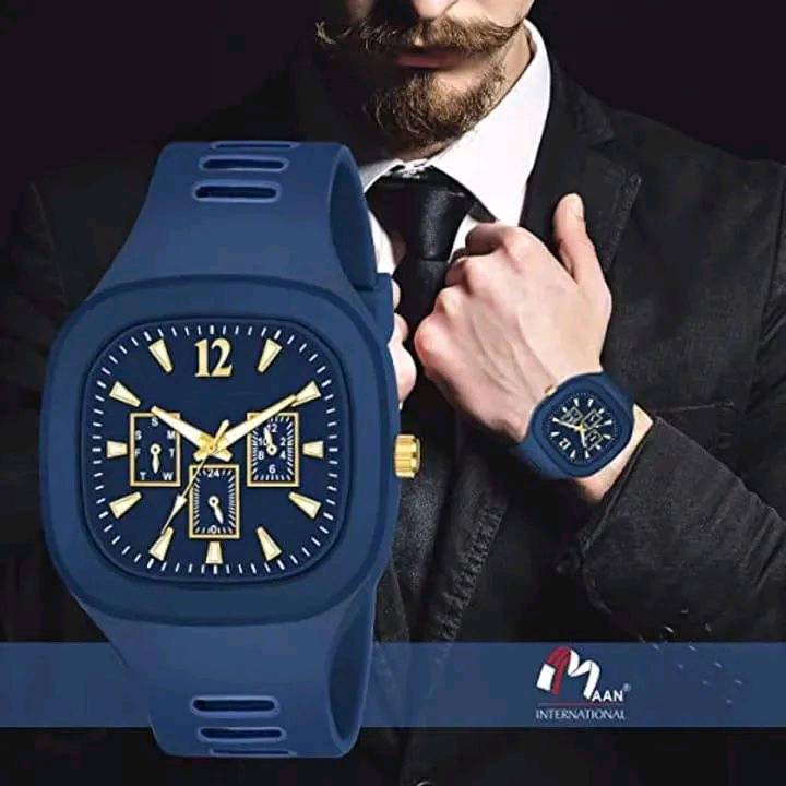 Blue Analog watch