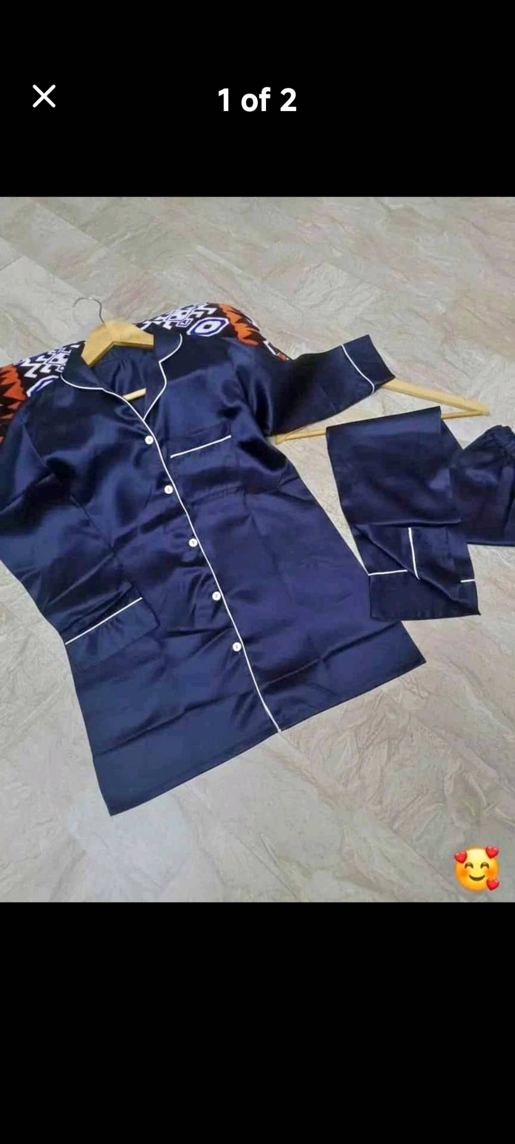 `Bridal Sleepwear Premium Satin Silk 2pc Nightwear Pajama Set for Women`