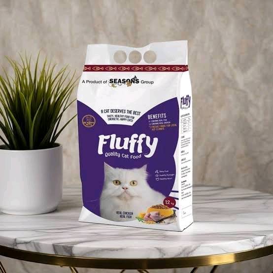 fluffy cat food