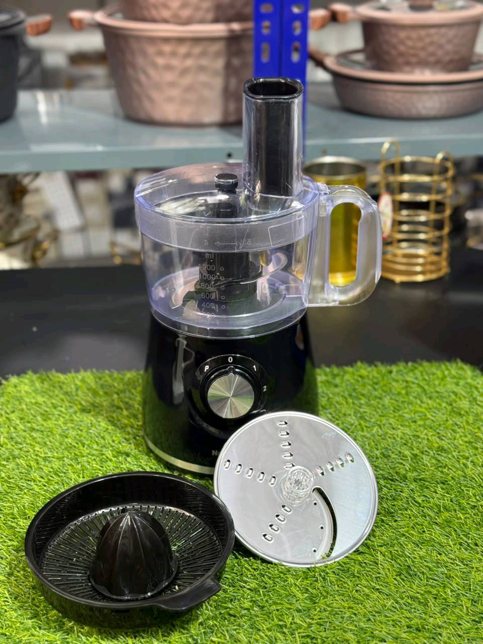 National Plus Food Processor 4in1 Multifunctional Chopper | Gratter | Slicer and Citrus Machine