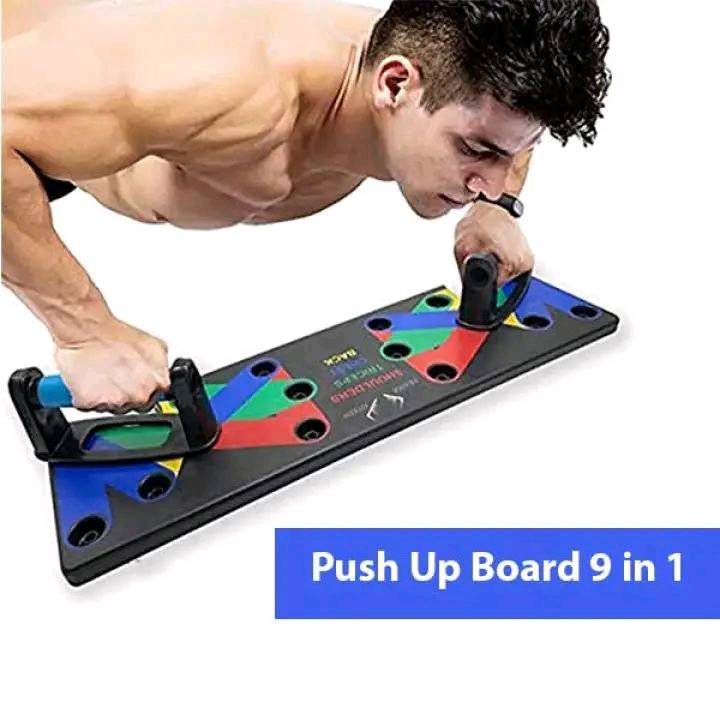 9-in-1 Push Up Board System | Multi-Grip Adjustable Pushup Stand | Home Workout Fitness Tool