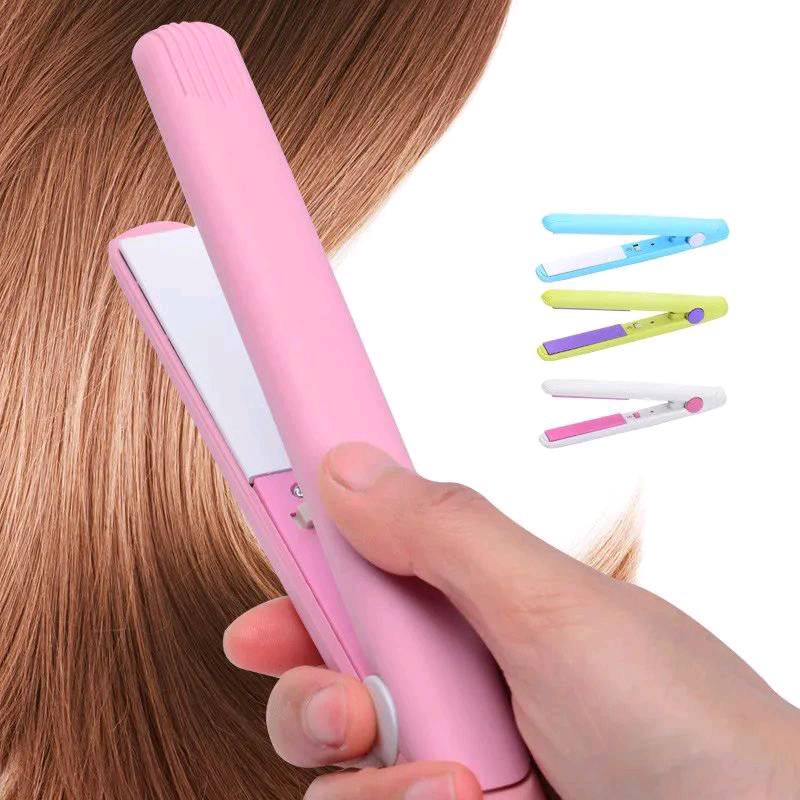 Mini Hair Straightener | Portable Fast Heating Flat Iron | Compact Hair Styling Tool