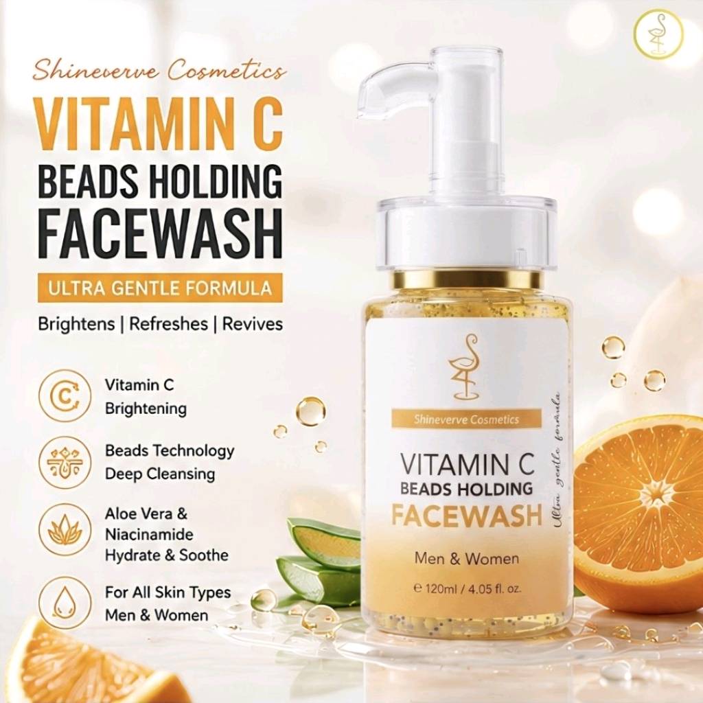 VITAMIN C BEADS HOLDING FACEWASH