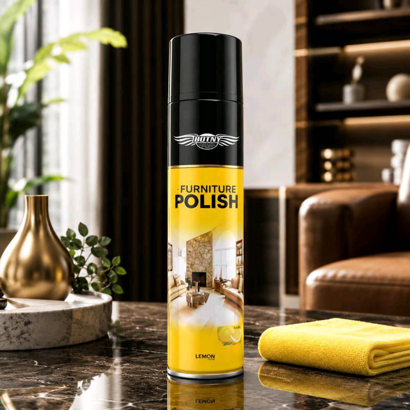BOTNY Furniture Polish Spray 550ml Premium Wood Furniture Cleaner Shiner & Protectant Imported