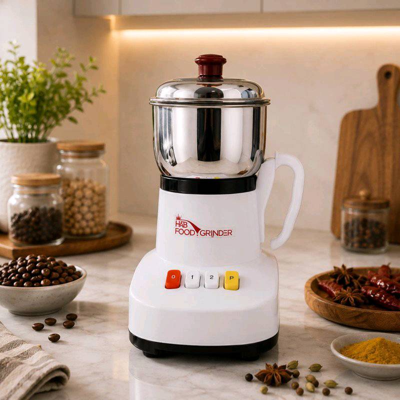 HAB 450 Food Grinder Copper Electric Kitchen Grinder Spice Masala Coffee & Nuts Grinding Machine