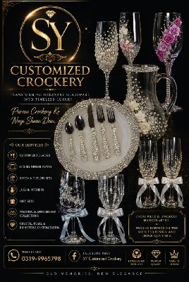 sy customise Crockery and gifts