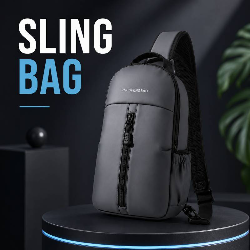 Stylish Sling Bag Combines Sophisticated Style with Compact Crossbody Design for Travel & Daily Use