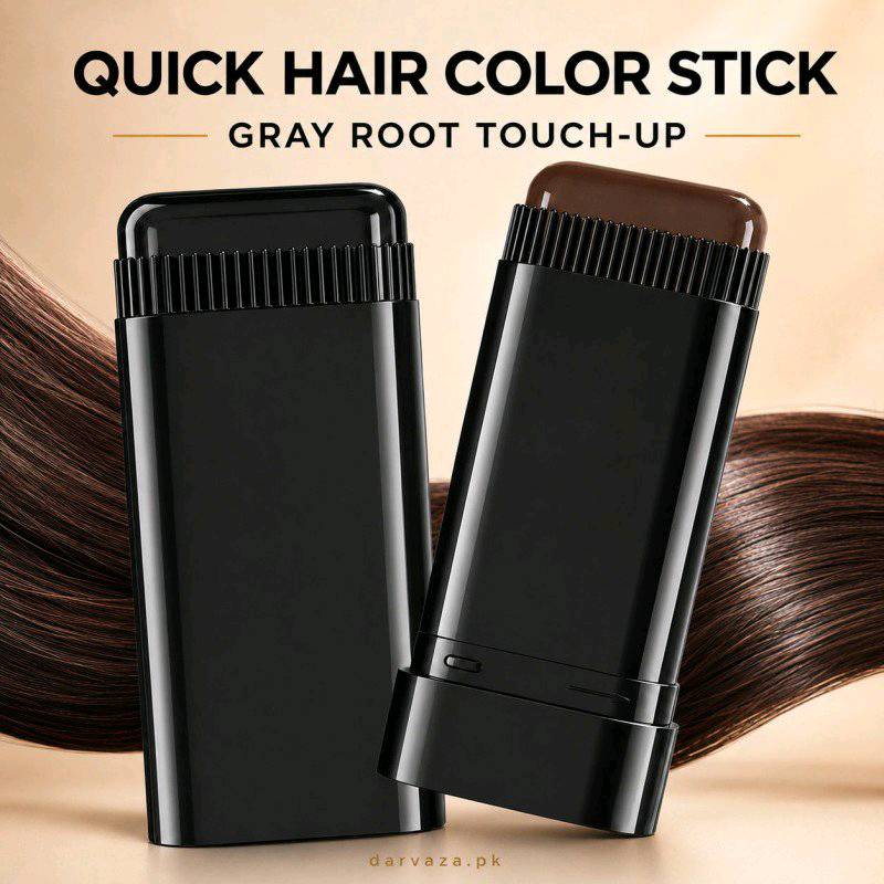 Hair Colour Stick Temporary Hair Touch Up Stick for Grey Hair & Root Coverage Easy Application