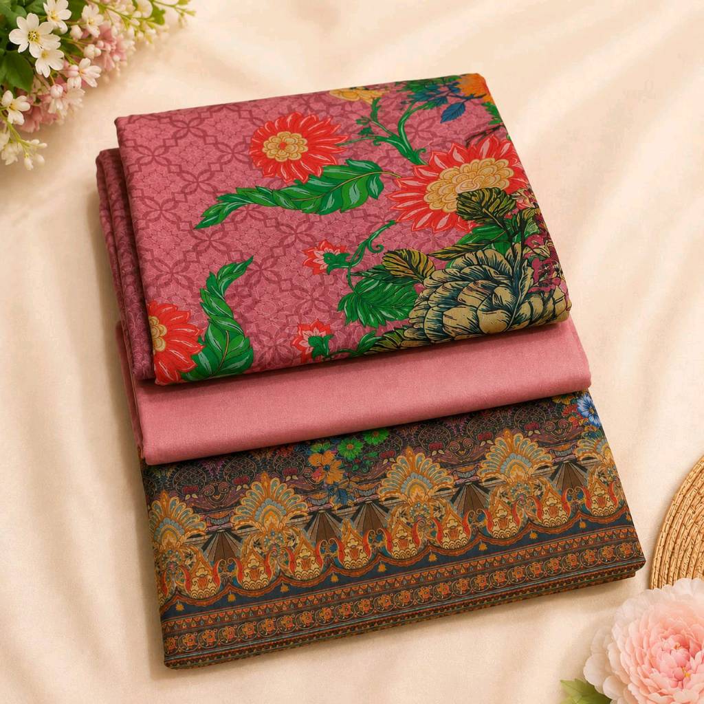 Premium Printed Lawn 3PC Suit for Women | 2026 Lawn Collection