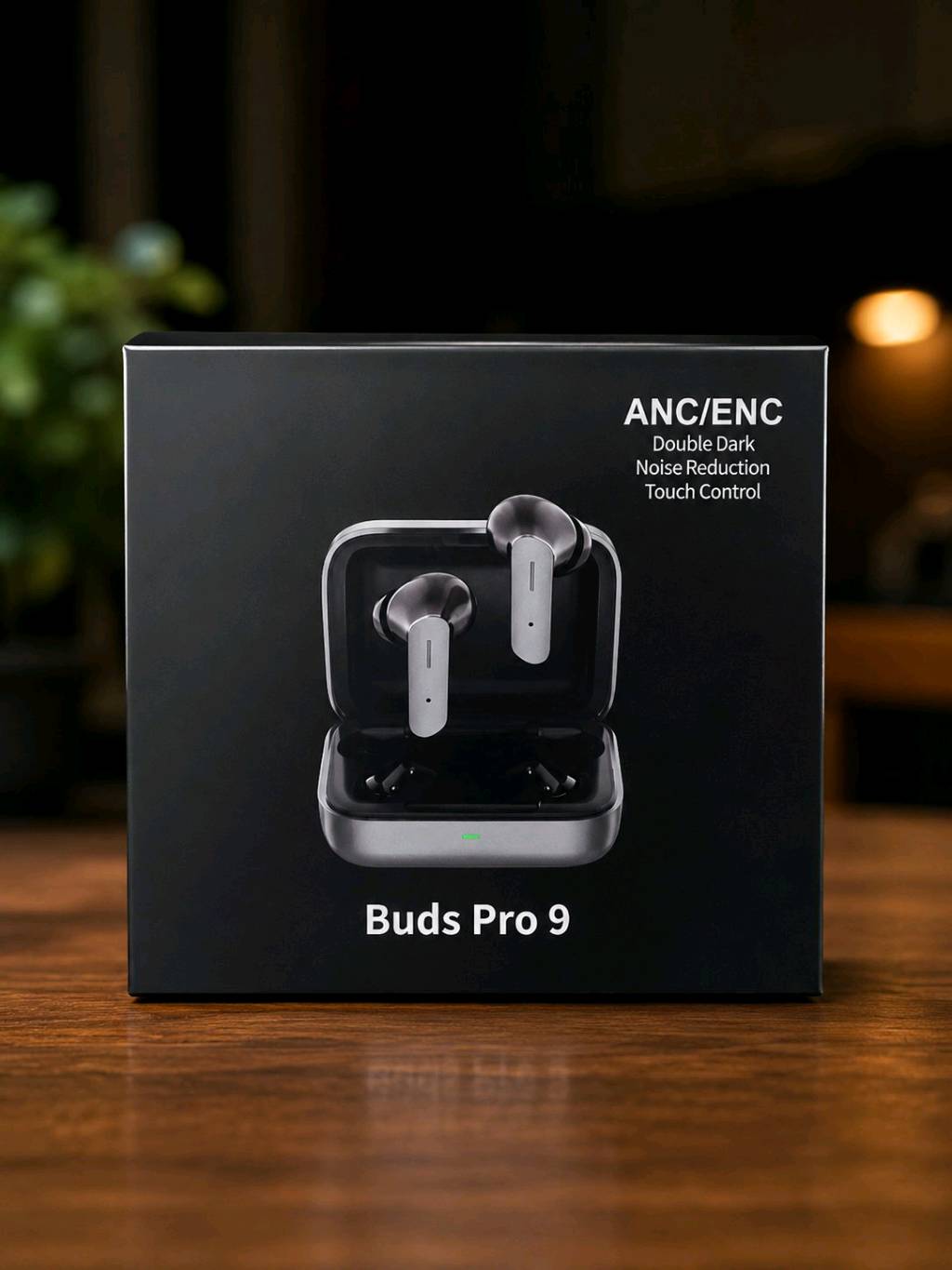 Buds Pro 9 - Original ANC/ENC TWS Wireless Earbuds with Double Dark Noise Reduction & Touch Control