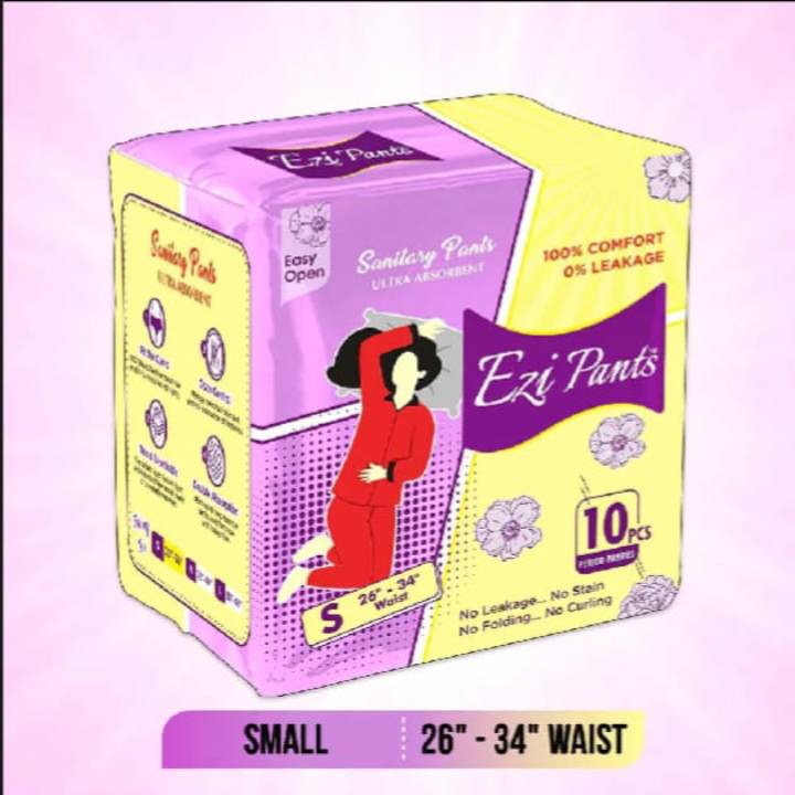 EZI PANTS LADIES PANTY PADS 10 PCS