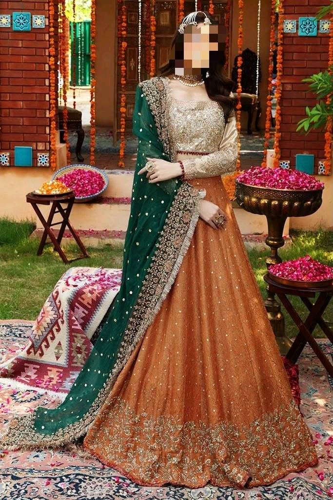unstitched bridal maxi