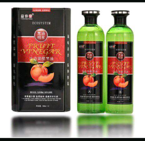 fruit venger black hair color gel dye 500ml