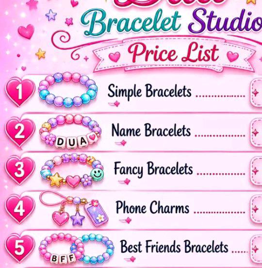 Girls bracelet