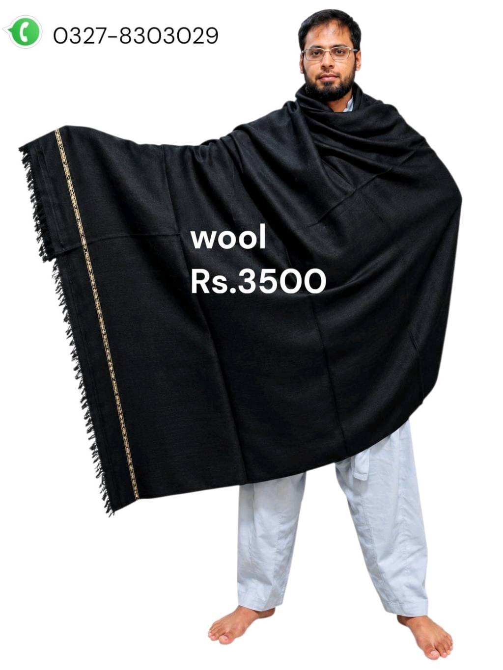 gents wool shawl