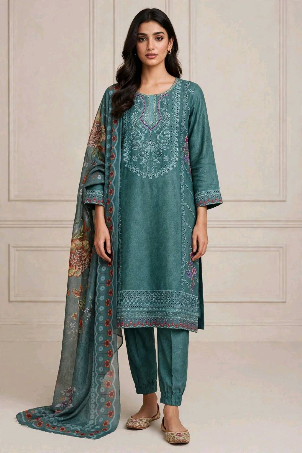 Embroidered dress