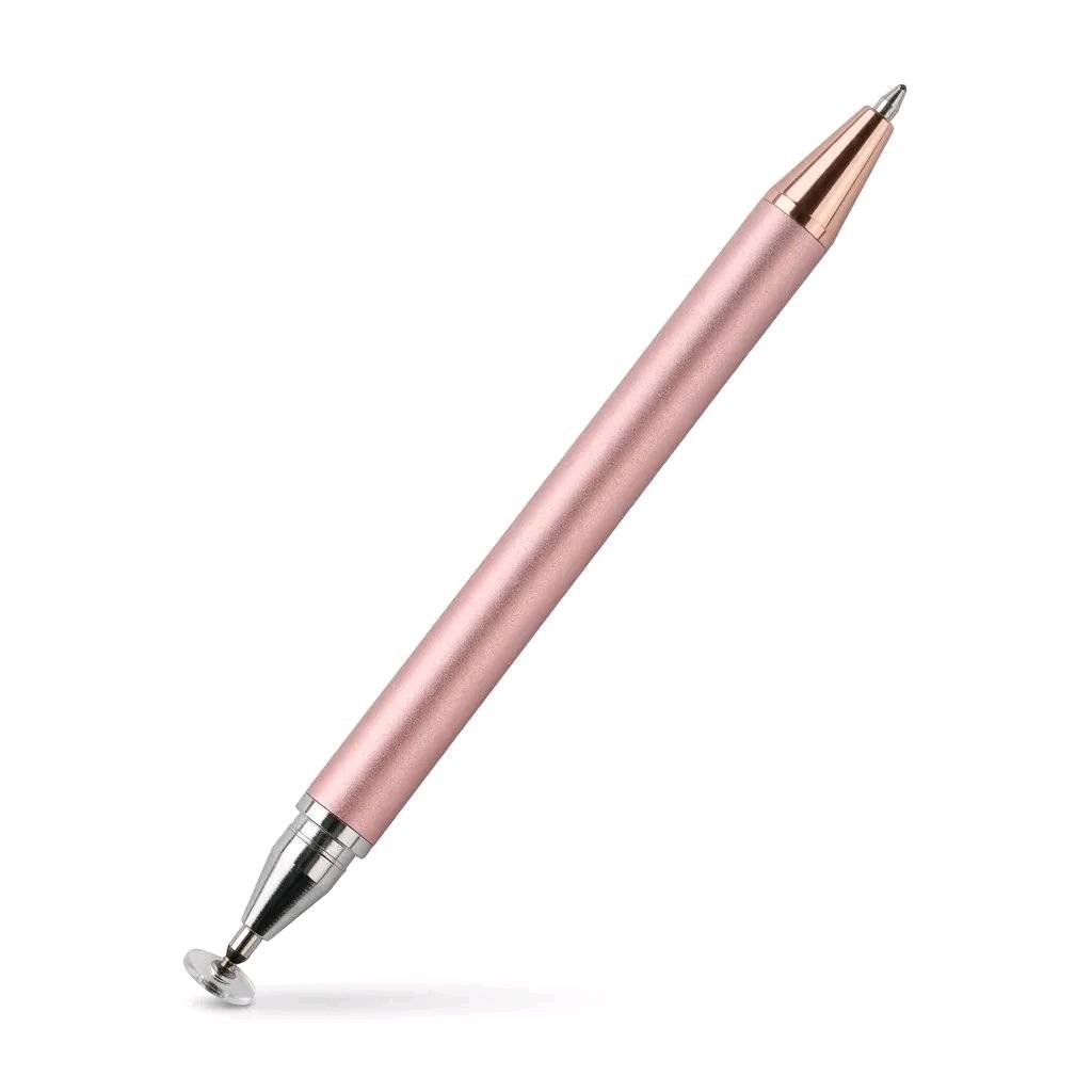 2 in 1 Universal Stylus Touch Pen – High Precision Disc & Ballpoint Pen