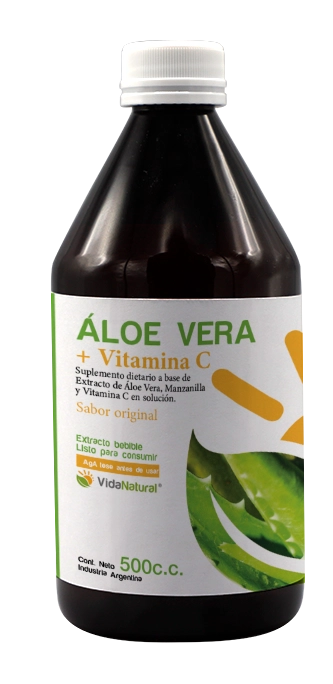 Áloe Vera + Vitamina C (sabor Original) x 500c.c.