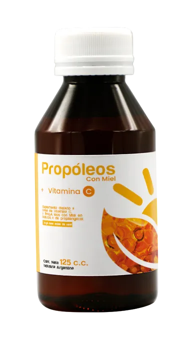 Propóleos y Miel de abejas + Vit. C x 125c.c.