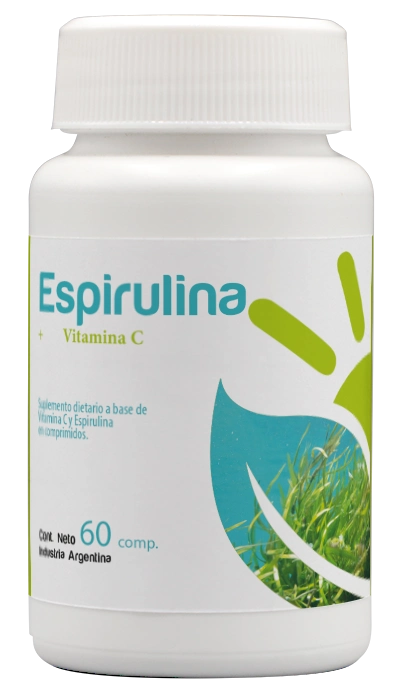 Espirulina + Vit. C x 60 compr.