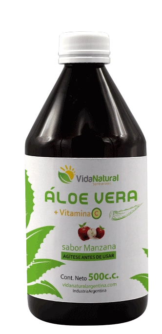 Áloe Vera + Vitamina C (sabor Manzana) x 500c.c.