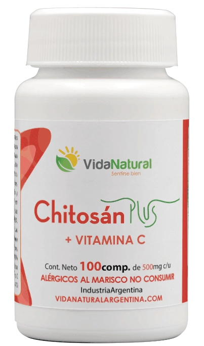 Chitosán Plus + Vitamina C x 100 compr.