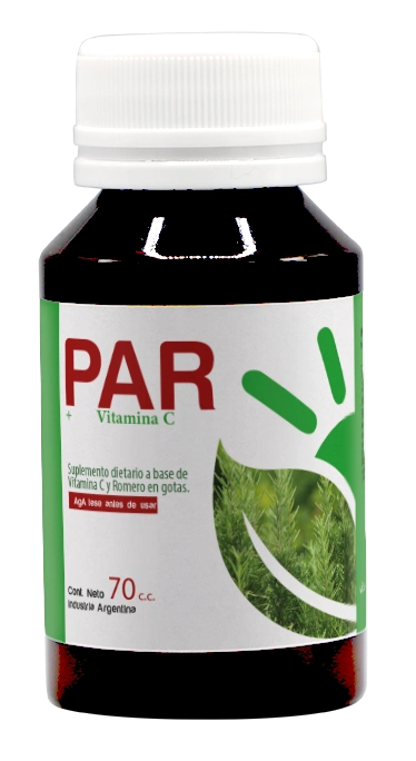 PAR + Vitamina C gotas (p/Parásitos) x 70c.c.