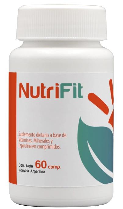 NutriFit (espirulina, minerales y vitaminas) x 60 compr.