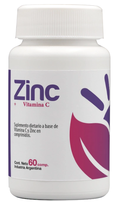 Zinc + Vitamina C x 60 comprimidos
