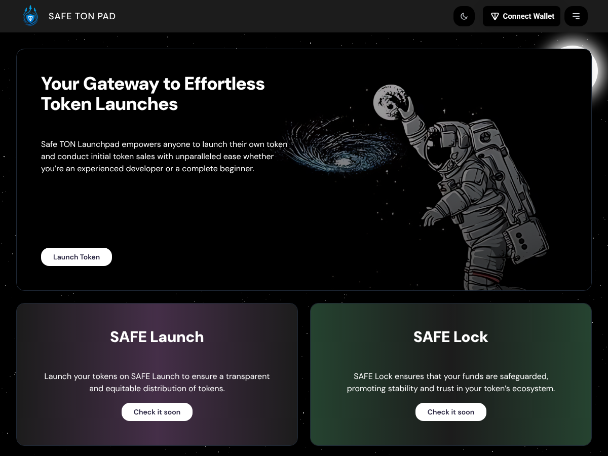 Safe TON Launchpad