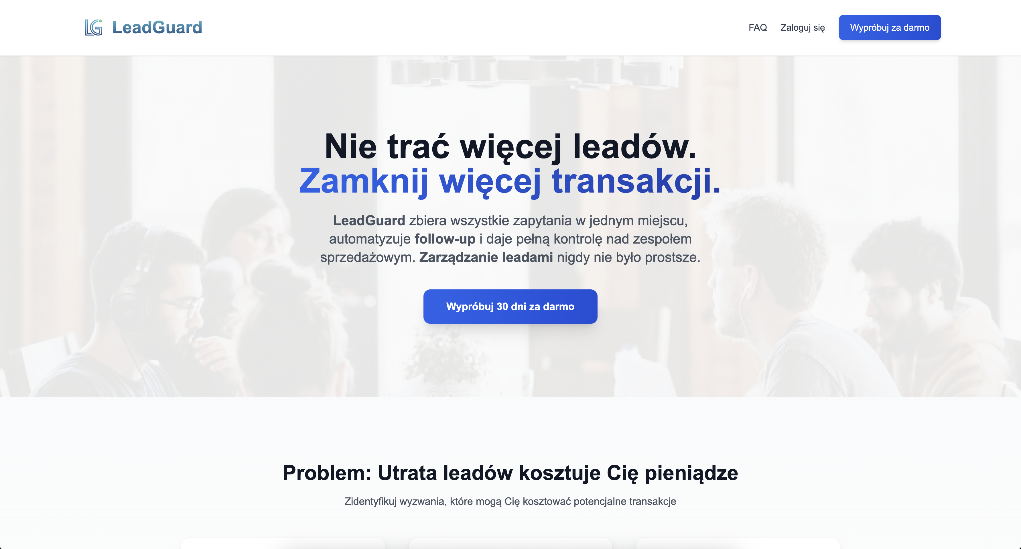 CRM Nieruchomości | System Zarządzania Leadami - LeadGuard