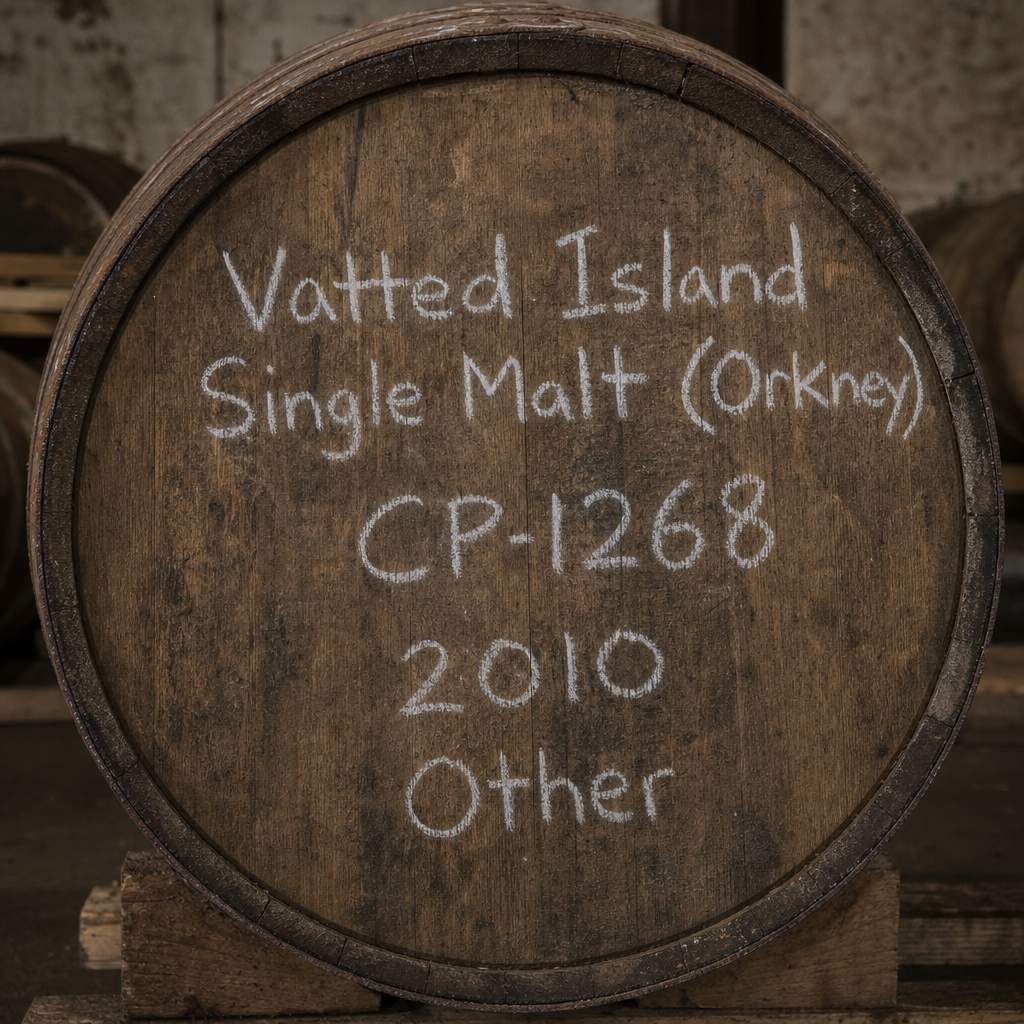 Vatted Island Single Malt (Orkney) cask CP-1268