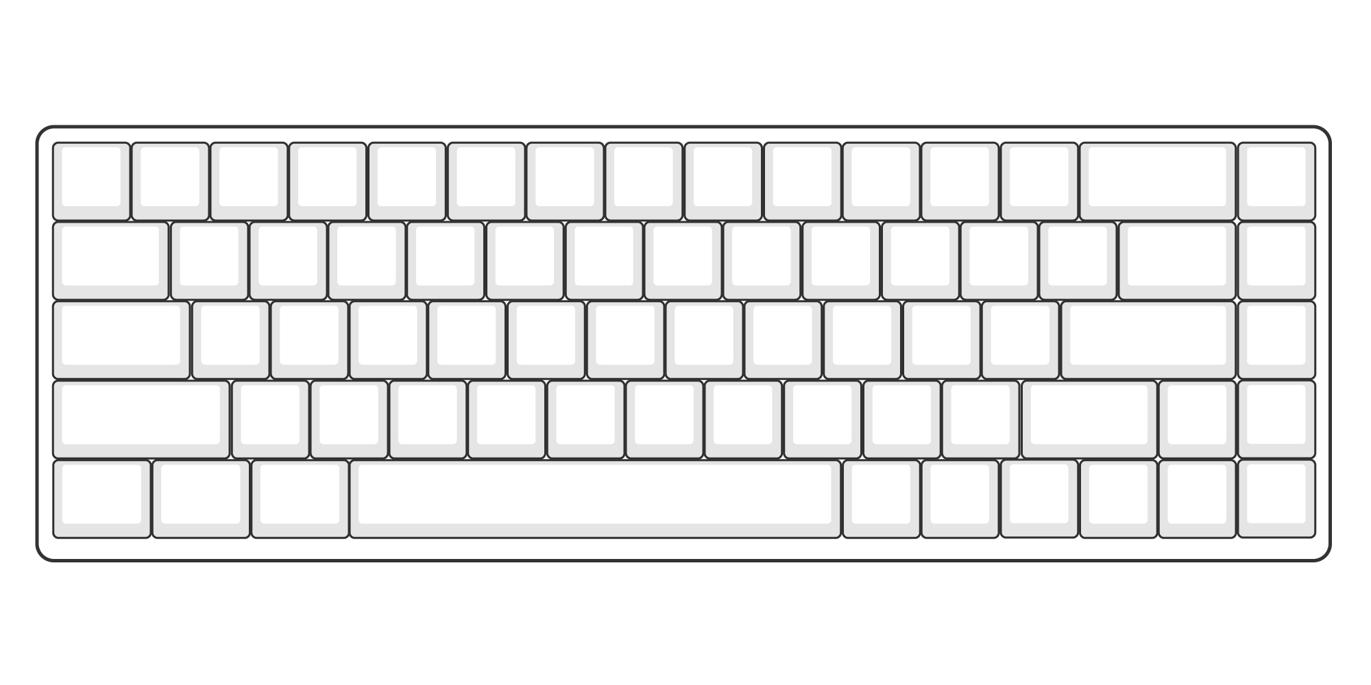 65 keyboard layout 65 keyboard layout