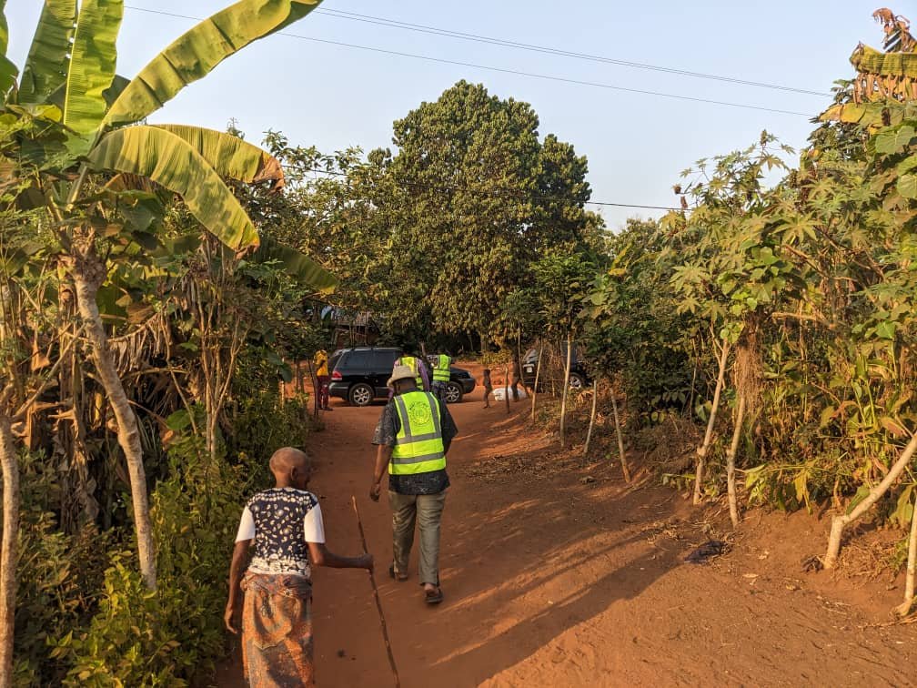 Distribution de vivres à Agnonkanmey