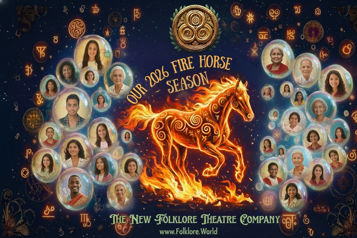 The New Folklore Theatre Company's Monthly Virtual Reader's Theatre Series