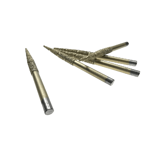 DSZ6.3-20(90) Vacuum Brazed Diamond Conical Head | Granite Carving Bit - Precision Technical View