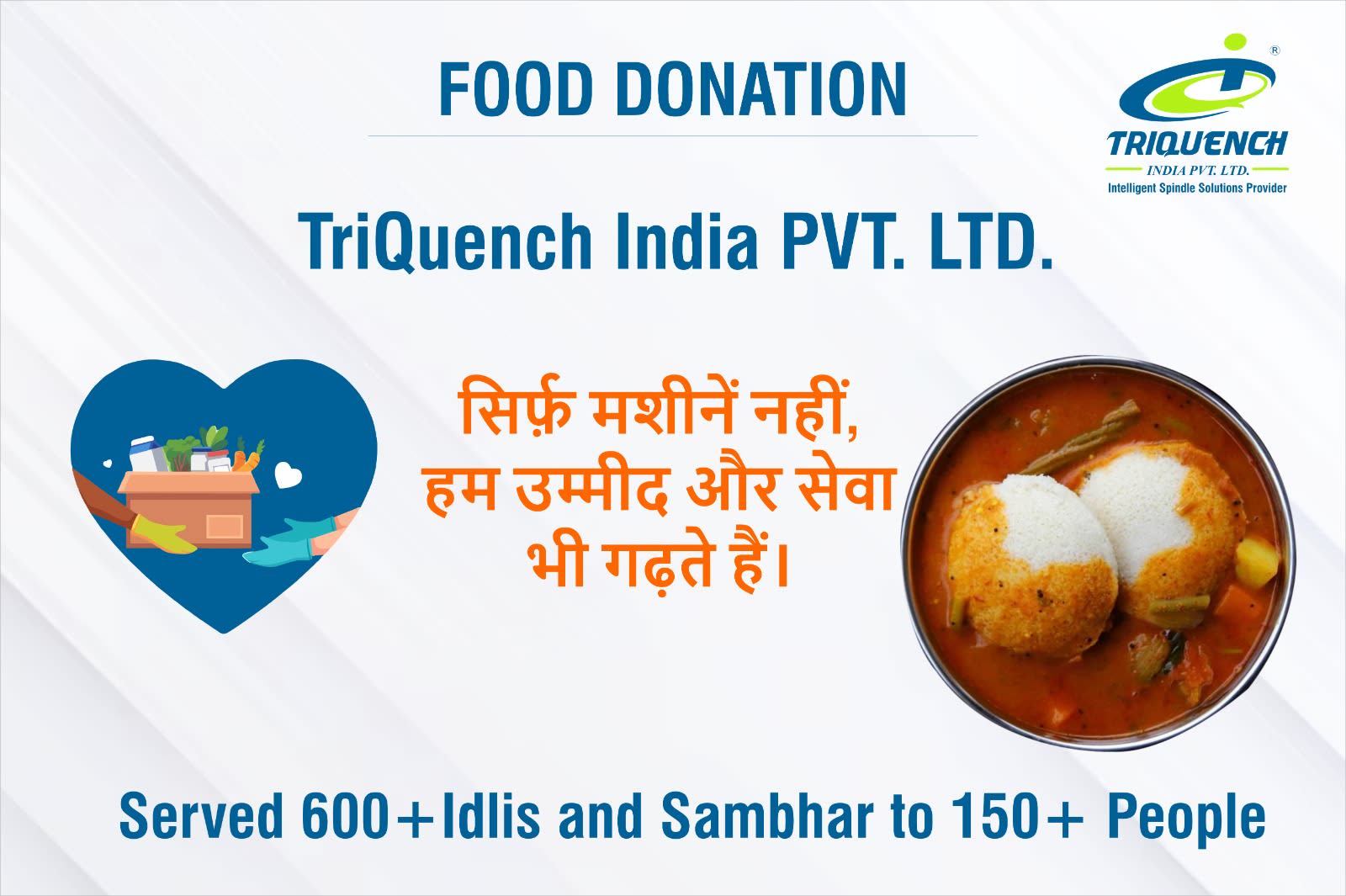 Spreading Hope with Every Meal | TriQuench India Pvt. Ltd.