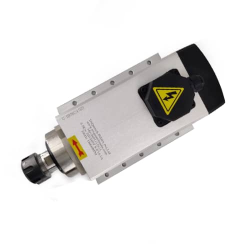 CNC Spindle Motor 3.5 kW, 18000 RPM, 220V/380V Air-Cooled Square - CNC Spindle Motor