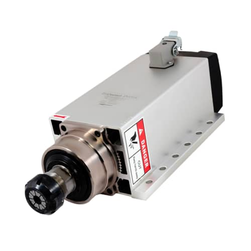 CNC Spindle Motor 6.0 kW, 18000 RPM, 380 V Aircooled Square - CNC Spindle Motor