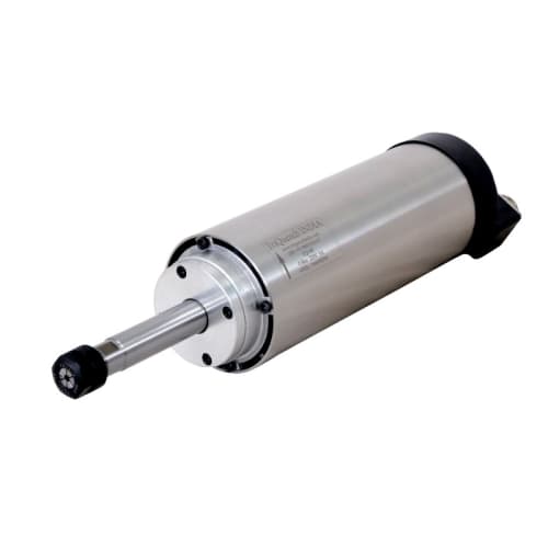 CNC Spindle Motor 0.8 kW, 24000 RPM, 220V Air-Cooled Round (Long Shaft) - CNC Spindle Motor