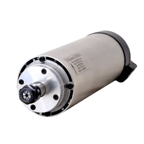CNC Spindle Motor 0.8 kW, 24000 RPM, 220V Air-Cooled Round - CNC Spindle Motor