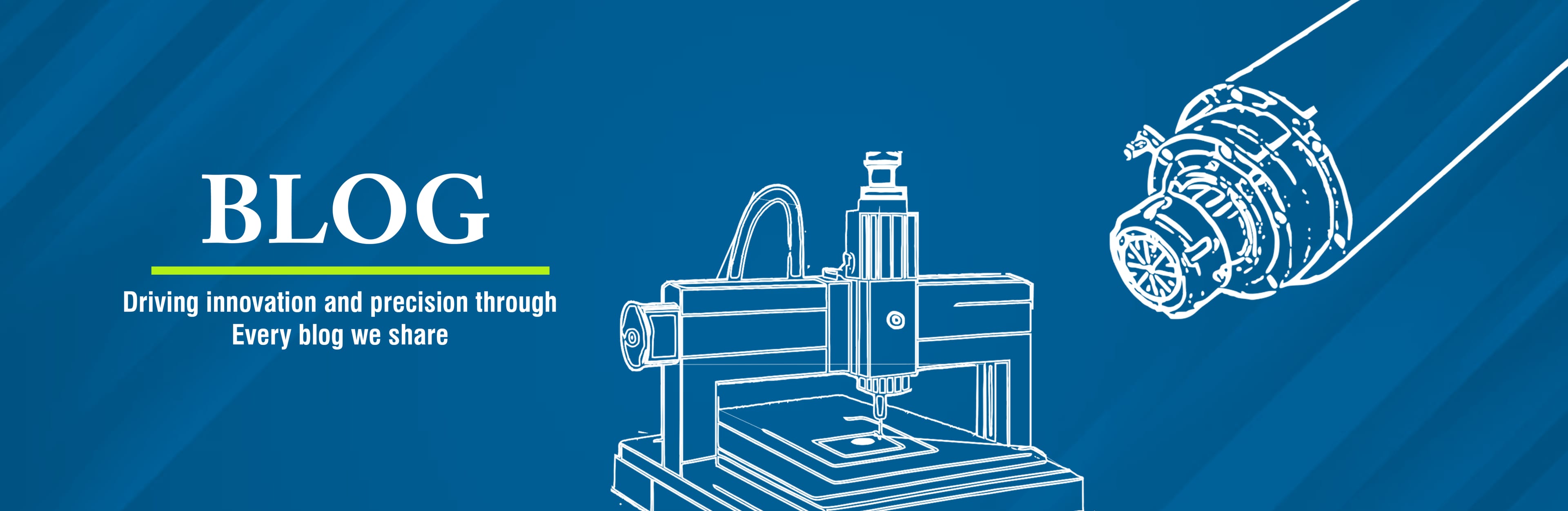 TriQuench Premium High Performance CNC Spindle Motors and Technical Automation Logs Banner