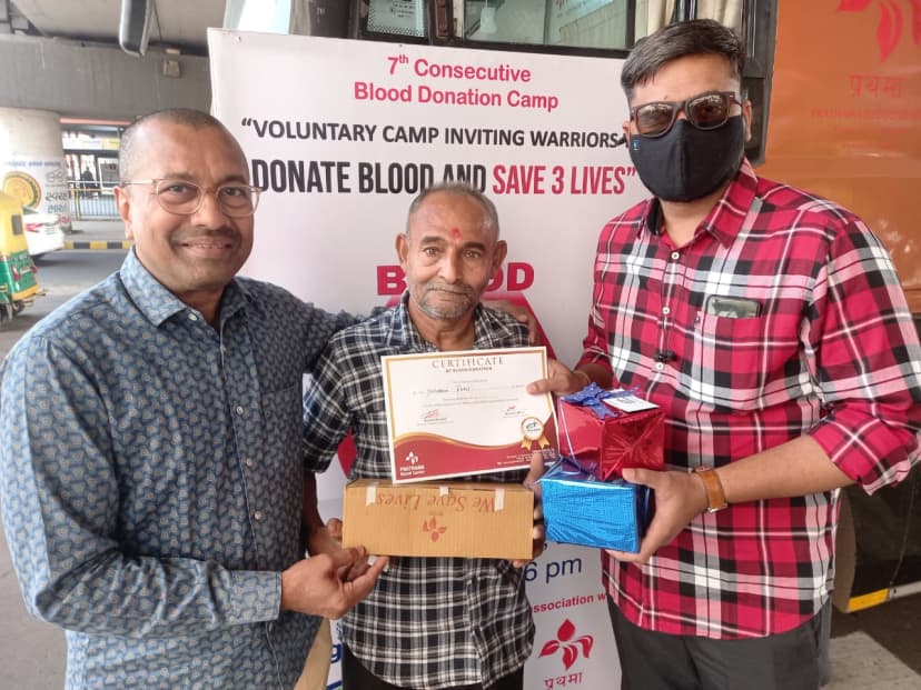 7th Consecutive blood donation Camp