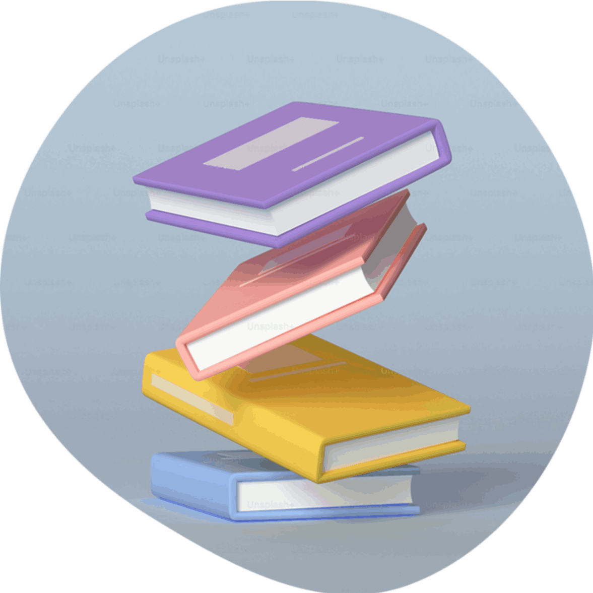 A stack of books