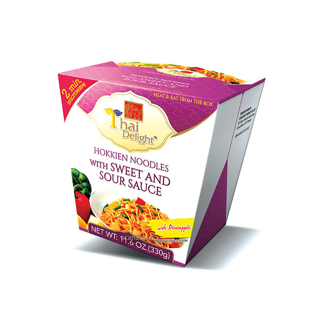 Thai Delight Hokkien Noodels with Sweet & Sour Sauce 6x330g