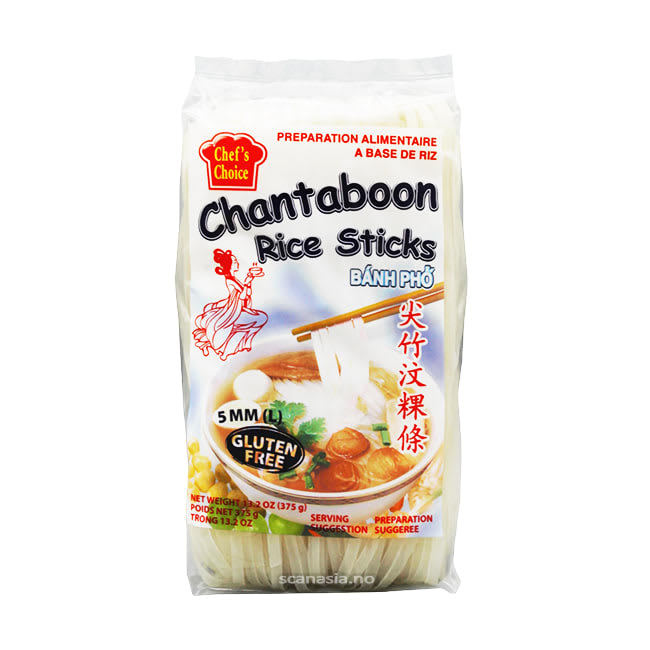 CHEF'S CHOICE Rice Stick Noodles (5mm) 30x375g