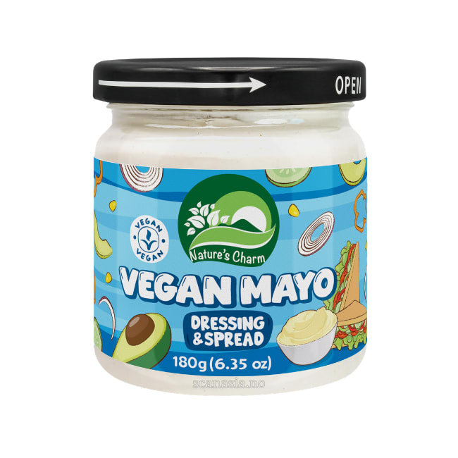 NATURE'S CHARM Vegan Mayo Dressing & Spread 12x180g