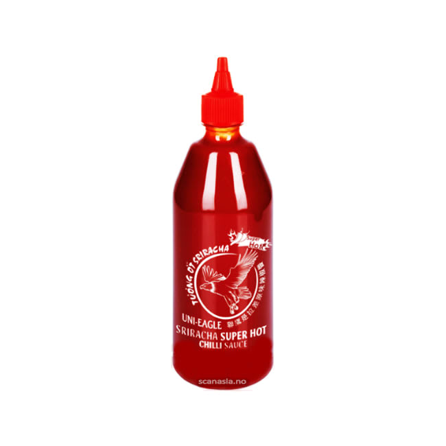 UNI-EAGLE Sriracha Super Hot Chilli Sauce 12x490ml