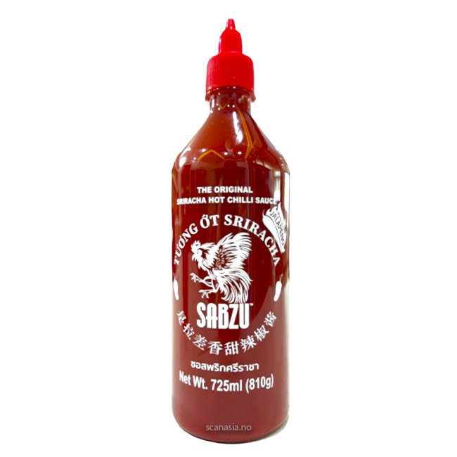 SABZU Sriracha Hot Chili Sauce 12x725ml